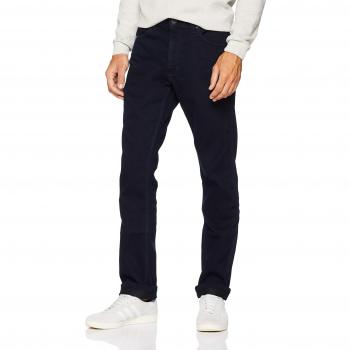 Wrangler Greensboro Regular Fit Jeans - Black and Blue Stretch Cotton, Size 38x36