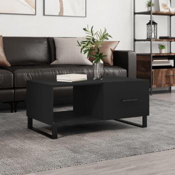 Mesa de centro madera contrachapada 90x50x40 cm color negro