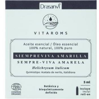 Drasanvi Vitaroms Aceite Esencial de Siempreviva Amarilla Bio con Roll-On Ecocert 5ml
