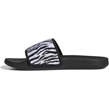 Chanclas de natación Adidas Adilette Comfort negro, unisex adulto, color Core Negro Ftwr Blanco, talla 48 2/3 EU