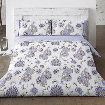 Burrito Blanco - Juego de Funda nórdica 692 para cama 150x190/200 cm, color azul