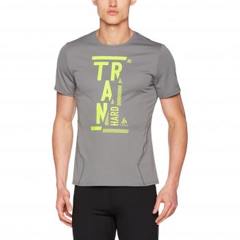 Odlo MC Imperium Imprime – Camiseta running Hombre, Hombre, color odlo steel grey - TRAIN - SS17, tamaño FR : XL