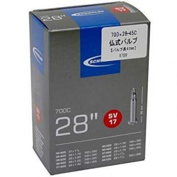 Schwalbe SV17 Cámara de Aire, Unisex-Adult, Negro, 700 x 45C