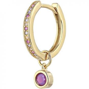 Ear Candy - Piercing aro Nomi de plata bañado en oro amarillo 18k