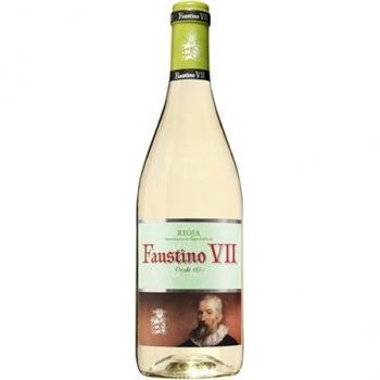 Botella de Vino Blanco Faustino VII, 750ml