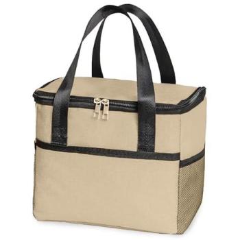 Bolsa Térmica Porta Alimentos 9L - Nevera Portátil Impermeable y Aislante con Bolsillos para Almuerzo, Oficina y Viajes
