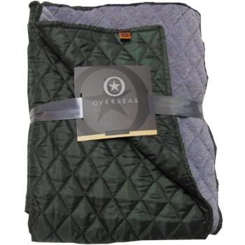 Overseas Colcha tafetán/jersey 130x150 cm verde oliva