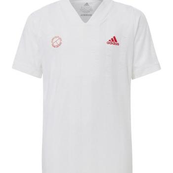 Camiseta de tenis para niños Adidas B F.Lift E Freelift de manga corta en color blanco - 128