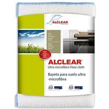 ALCLEAR 950009 Bayeta de Ultramicrofibra para Suelo, 60 x 40 cm, Blanco