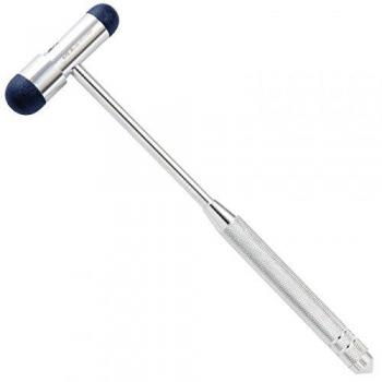 MDF® Babinski Buck® Martillo de reflejos neurológico con pincel integrado para respuestas cutáneas y superficiales - Azul Marino