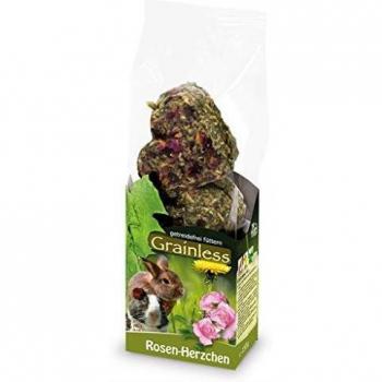 Jr Farm Grainless Hearts with Rose Blossoms 105 g