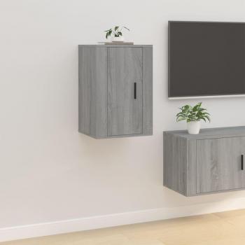 Mueble para TV gris Sonoma 40x34,5x60 cm