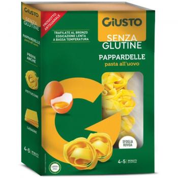 GIUSTO SIN GLUTEN PAPPARDELLE AL HUEVO 250G
