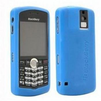 BlackBerry de silicona azul