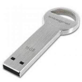 Integral USB Flash Drive Key 16GB 16GB USB 2.0 Acero inoxidable unidad flash USB - Memoria USB
