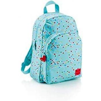 Agatha Ruiz de la Prada Miquelrius Luces, Mochila Doble, Doble, 20 Liters, Turquesa