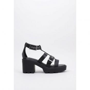 Sandalias de Mujer MTNG 50642 C49118 - THICK VAQUETA NEGRO, color negro, talla 39