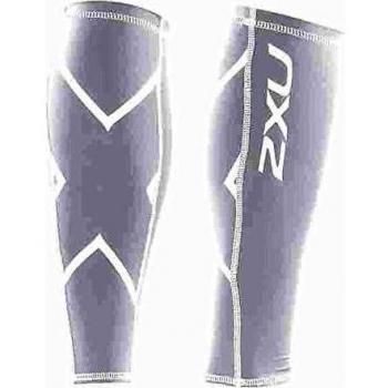 2XU Calf Guard - Polainas, color Blanco