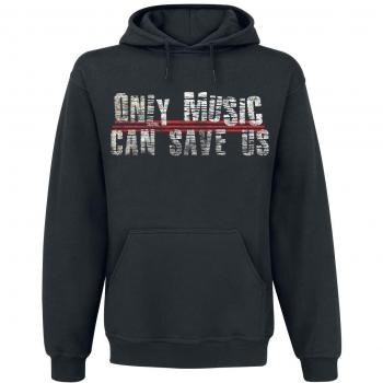 Only Music Can Save Us Sudadera con capucha Negro 4XL