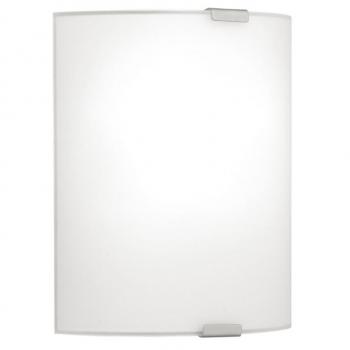 Aplique y plafón Eglo Grafik de vidrio satinado blanco 100W E27