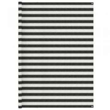 Alfombra de tienda de campaña antracita y blanco 250x350 cm