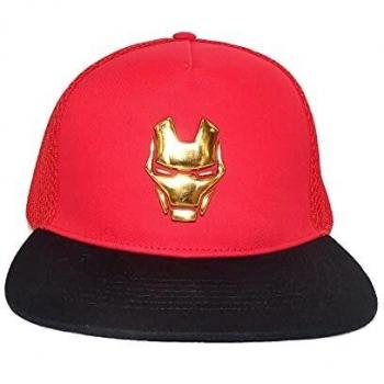 Gorra Snapback Unisex Iron Man Cara Roja de Marvel