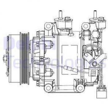Compresor de aire acondicionado DELPHI CS20515, tipo: compresor, características: alta eficiencia, diseño compacto, durabilidad mejorada, fácil instalación