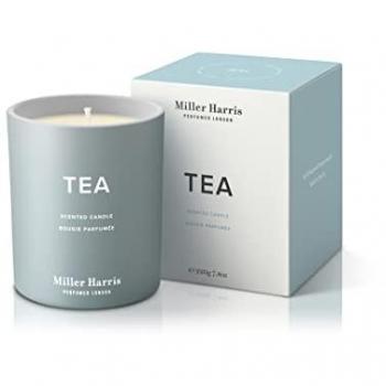 Miller Harris Luxury Tea Scented Candle 220g - Calming Natural Wax Aromatic Fragrance
