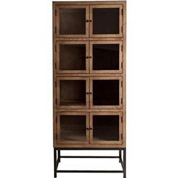 HOMEDECOR - Vitrina Estilo Colonial - Vitrina Tyler 8 Puertas