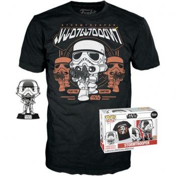 Star Wars Stormtrooper Funko Pop & Premium T-Shirt Set (Size M)