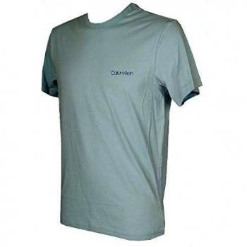 Calvin Klein S/s Crew Neck Ropa Interior técnica, Azul