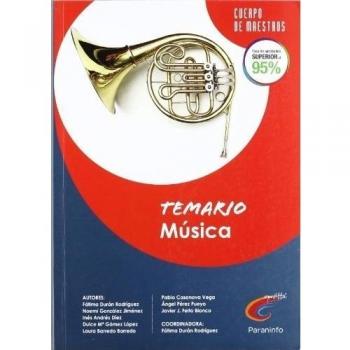 Temario Música. Oposiciones. Cuerpo de maestros