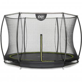 Cama Elástica Inground Silhouette 305 cm con Red de Seguridad - Negra