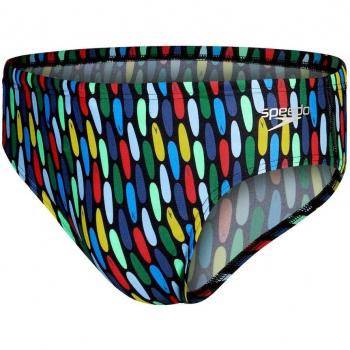 Speedo - Bañador Slip de Hombre Allover de 8 cm