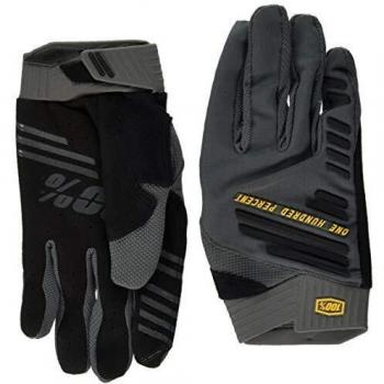 100 Percent R-Core Glove Charcoal-LG Guantes para ocasión Especial, Hombre, Negro, Mediano