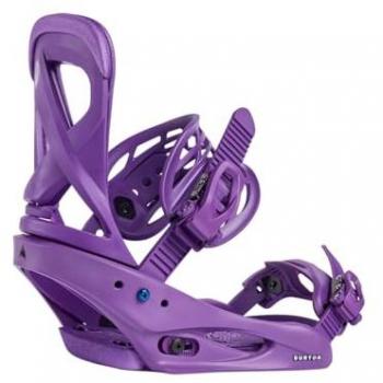 Fijaciones de Snowboard Burton Scribe Re:Flex Violeta Mujer - M