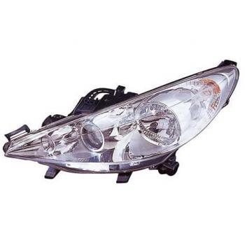 Faro Delantero ALKAR 2755283, Eléctrico, Cromado, H7/H1, Proyector Izquierdo