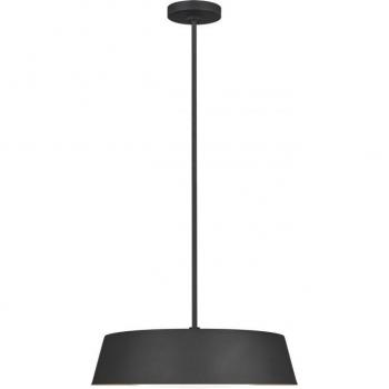 Colgante Asher negro medianoche 13,7 cm - Lámpara colgante de diseño moderno, color negro medianoche, con base para bombilla E14, dimensiones de 13,7 cm de altura