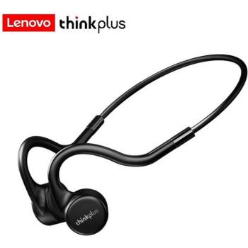 Auriculares de Conducción Ósea Lenovo X5 Deportivos IPX8 Impermeables Bluetooth Inalámbricos con Almacenamiento de 8GB y Micrófono Negro