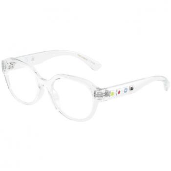Dolce & Gabbana DX5004U Kids' Eyeglasses Transparent Round Frame Size 48