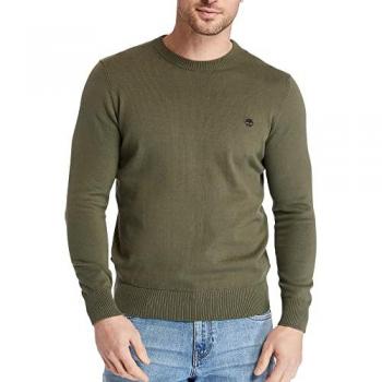 Timberland Williams River Dark Green Crewneck Jumper for Men, Size S