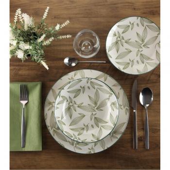 Vajilla de Porcelana Versa Olive de 18 Piezas