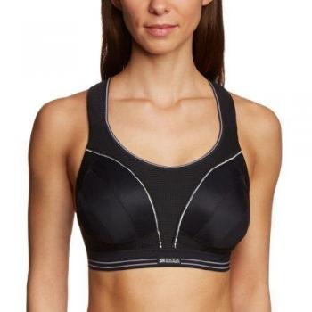 Shock Absorber S044 - Sujetador deportivo para mujer, color negro, talla 95B