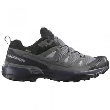 Zapatillas de senderismo Salomon X Ultra 360 Leather GORE-TEX para hombre, color gris oscuro, talla 42