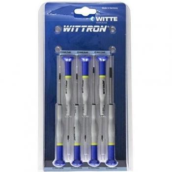 Witte herramientas Wittron destornillador-en plástico-paquete de bisagras, de 7 piezas con hexágono interior, 89344