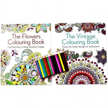 The Vintage Colouring Book: Enjoy the Lovely Designs of Yesteryear