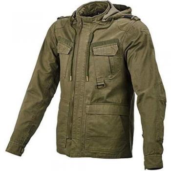 Chaqueta Textil de Motocicleta Macna Combat Verde 4XL