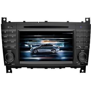 YINUO 7 Pulgada 2 Din Android 5.1.1 Lollipop Quad Core Autoradio Reproductor De DVD GPS Pantalla Tácil Navegador HD 1024*600 Para Benz C-Class W203