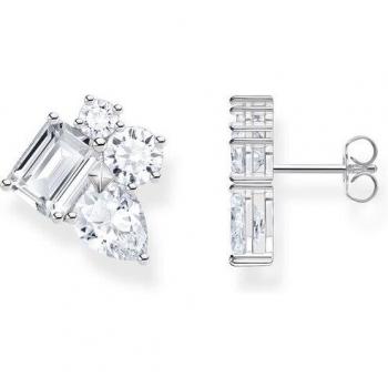 Pendientes THOMAS SABO H2275-051-14 con circonitas blancas y diseño en plata de ley