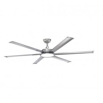 Ventilador de techo LED BigBen 180cm, 20W, 2000Lm, CCT regulable, con 6 aspas de acero